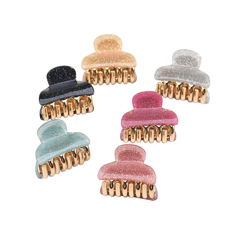 Small Candy Colos Acrylic Hair Claw Hairpin L4934