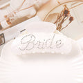 Rhinestone Bride Logo Hair Claw Clip L4936