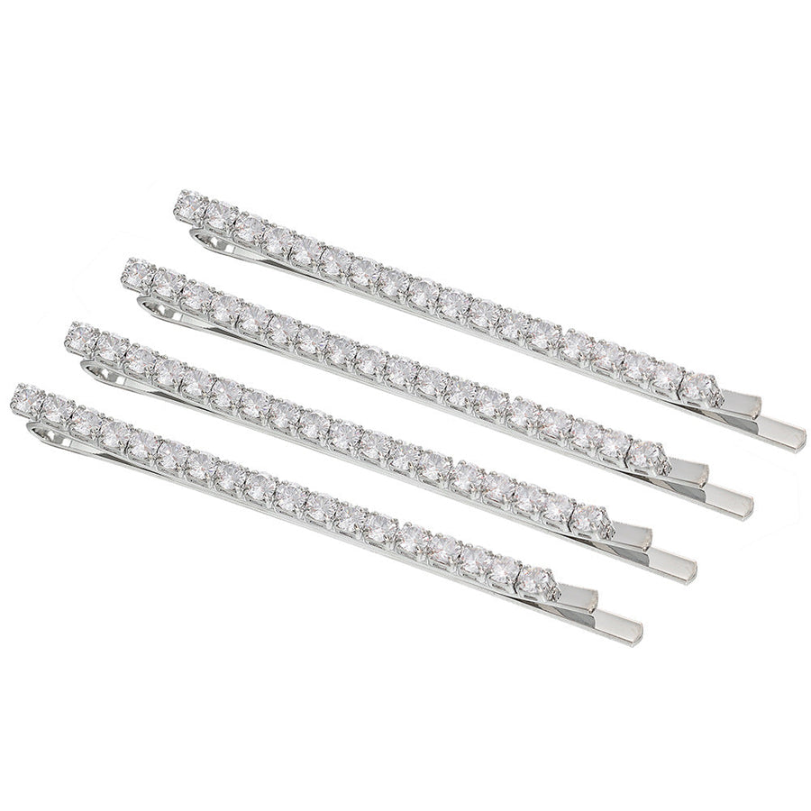 Cubic Zirconia Bobby Hair Clip L4951