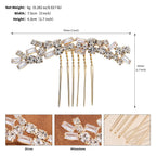 Cubic Zirconia Exquisite Hair Clip L4956