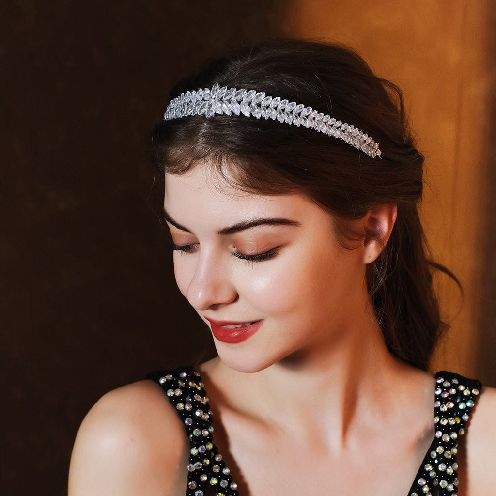 Tiara Cubic Zirconia Hairband L4959