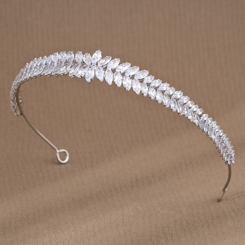 Tiara Cubic Zirconia Hairband L4959
