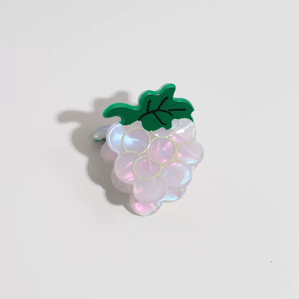 Grape Acrylic Mini Hair Clip L4984