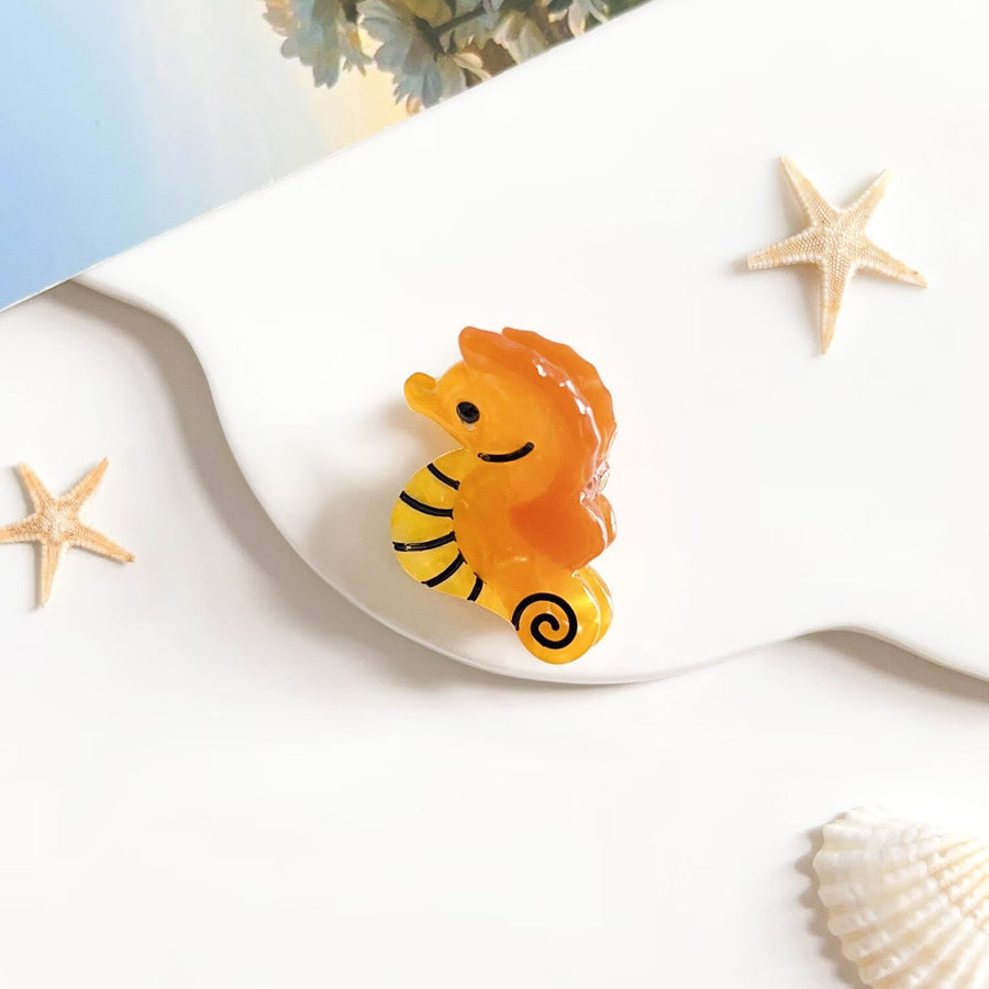 Baby Seahorse Acrylic Hair Clip L4988