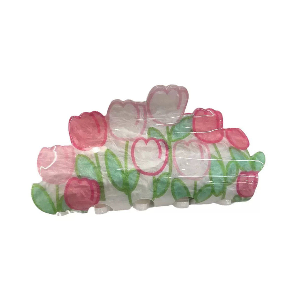 Tulip Acrylic Hair Clip L5011