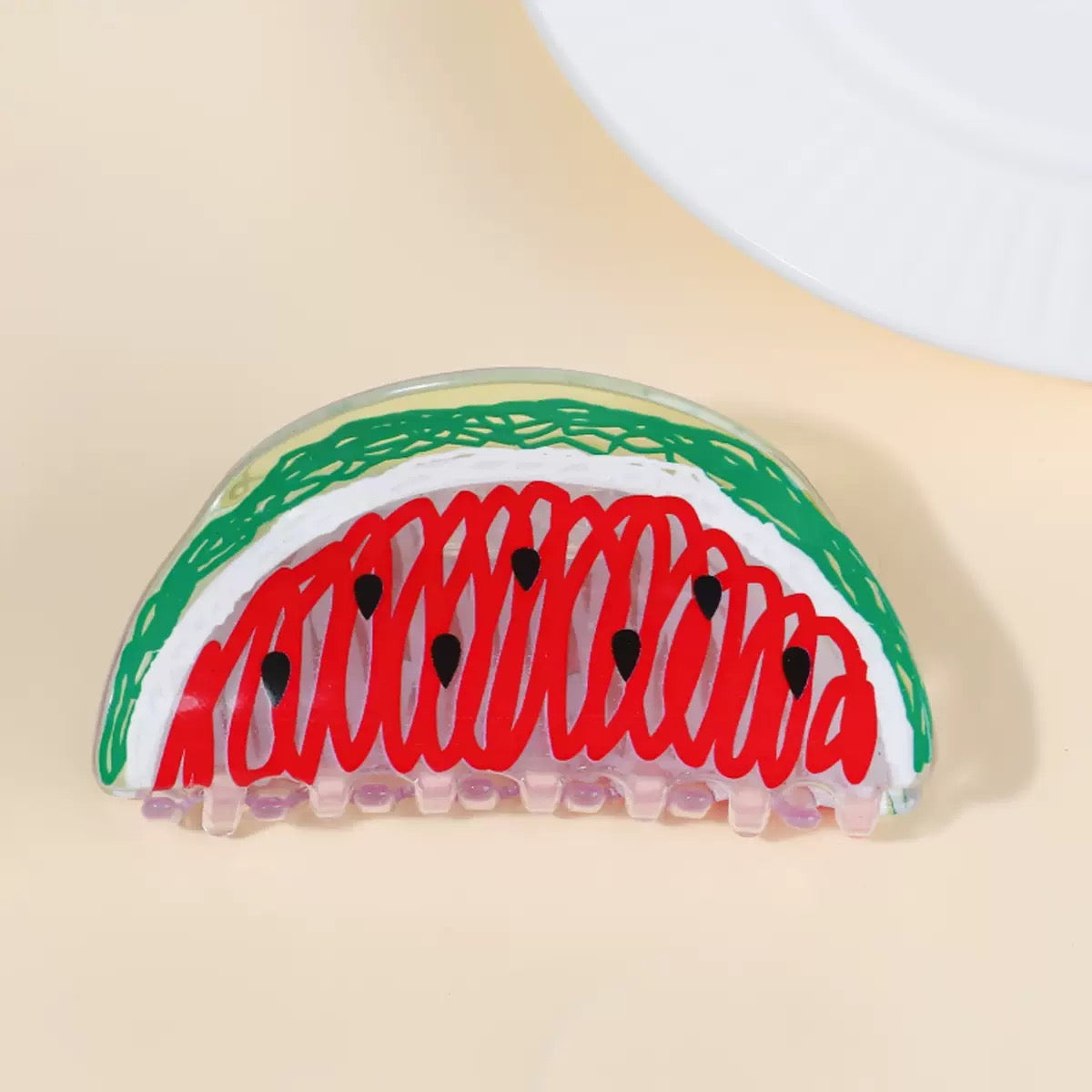 Watermelon Acrylic Hair Clip L5018 - view 3