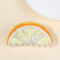 Orange Acrylic Hair Clip L5028 - view 2