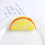 Orange Acrylic Hair Clip L5028 - view 3