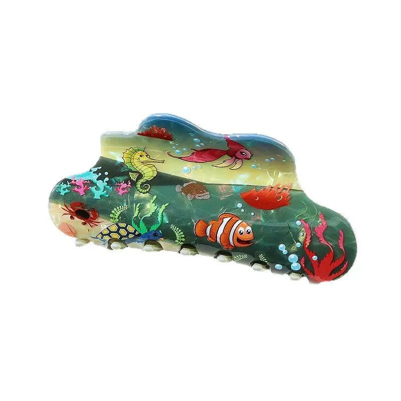 Ocean Acrylic Hair Clip L5032 - view 2