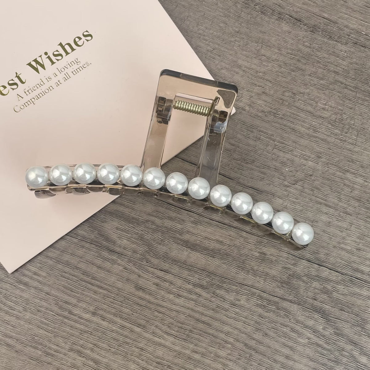 Simple Acrylic Hair Clip L5039