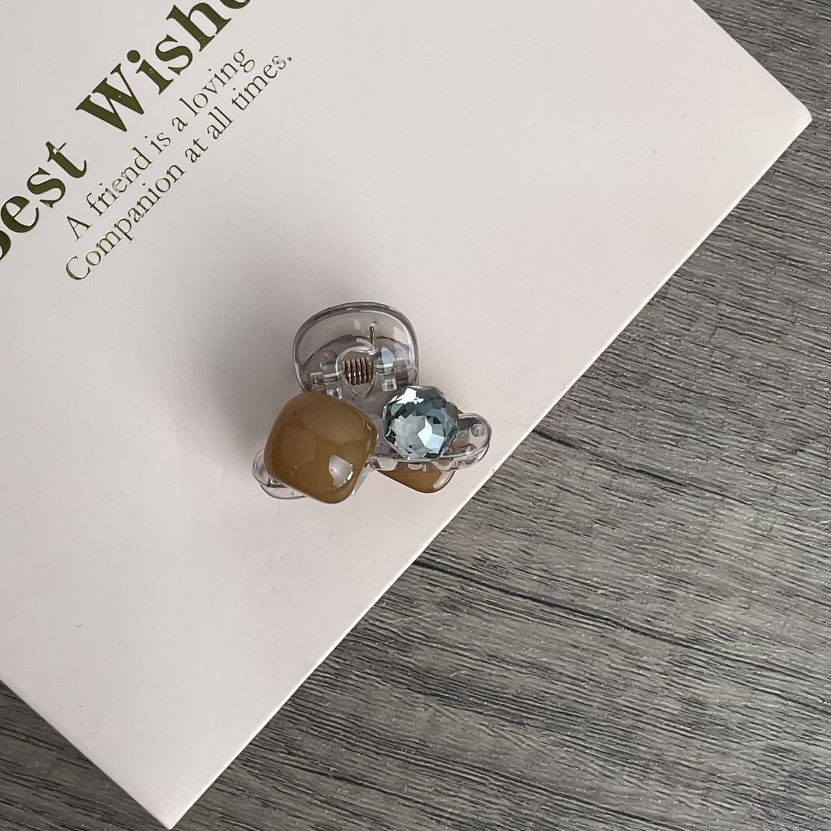 Simple Acrylic Hair Clip L5066