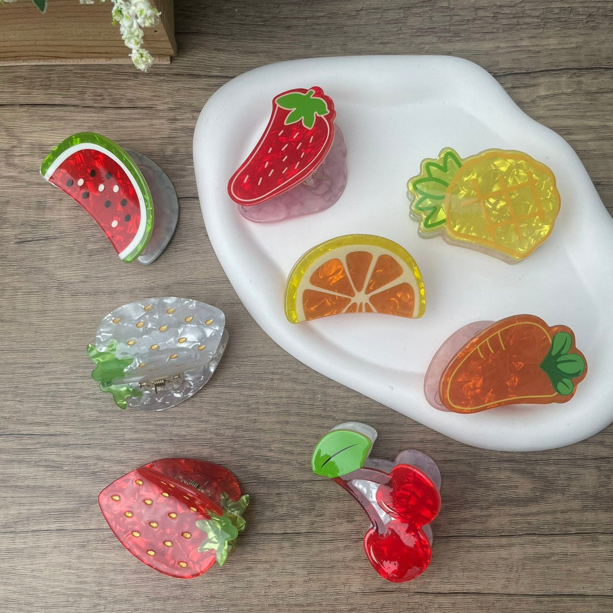 Fruit Acrylic Hair Clip L5070