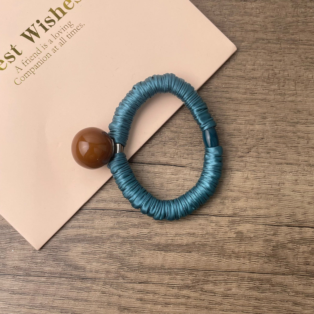 Round Beads Hair Tie L5077-SET
