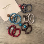 Round Beads Hair Tie L5077-SET - view 6