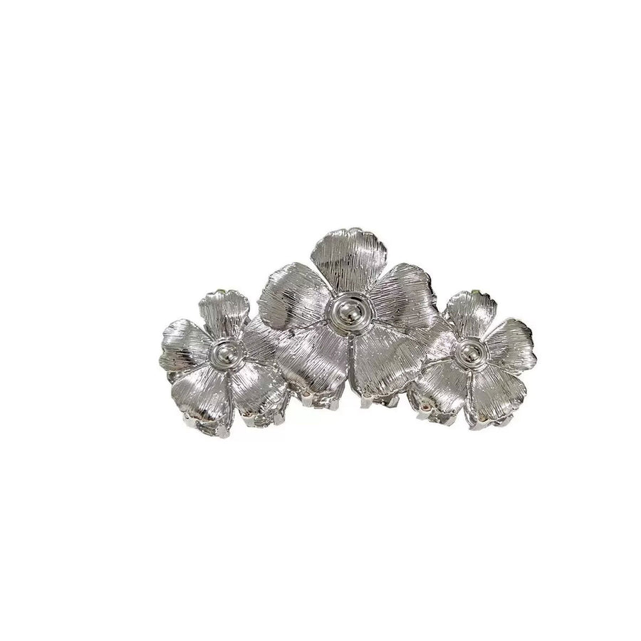 Three Flowers Alloy Hair Clip L5093