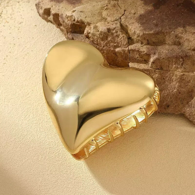 Heart Shaped Alloy Hair Clip L5100