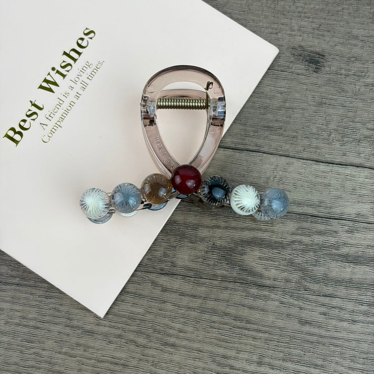 Simple Crystal Hair Clip L5114 - view 2