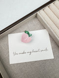 Peach Hair Clip L5127
