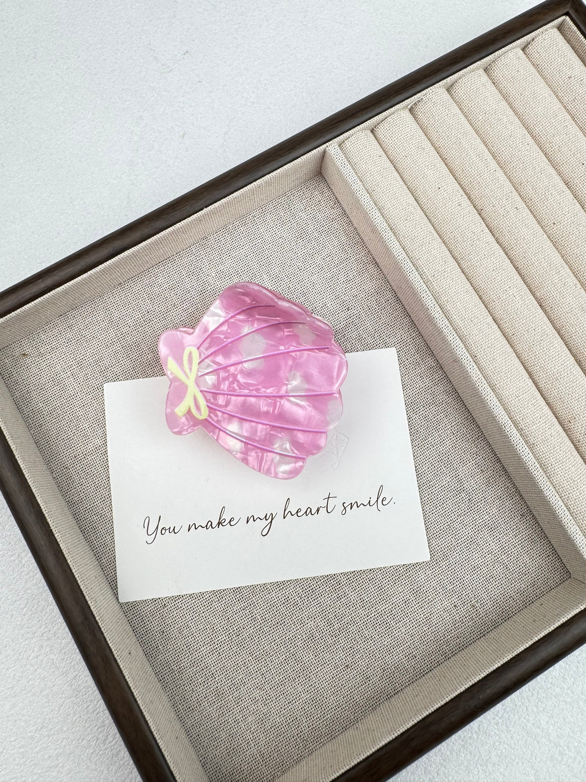 Shell Acrylic Hair Clip L5131 - view 2
