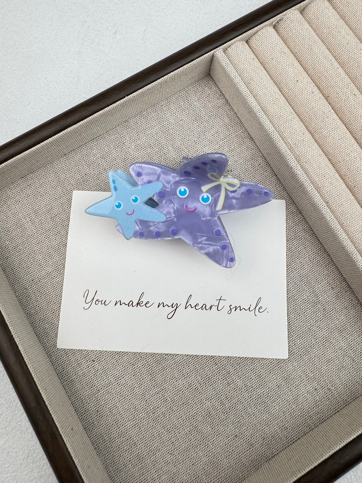 Star Acrylic Hair Clip L5135