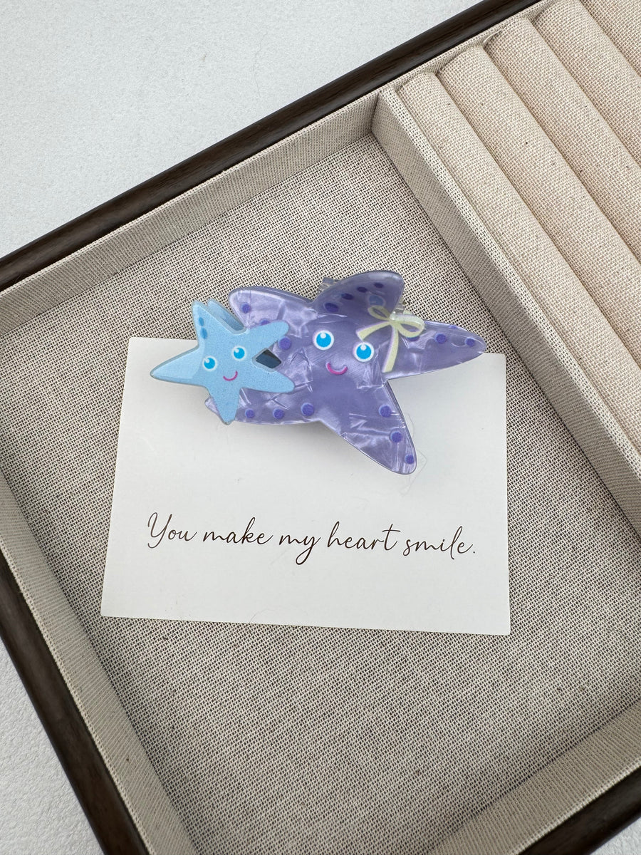 Star Acrylic Hair Clip L5135