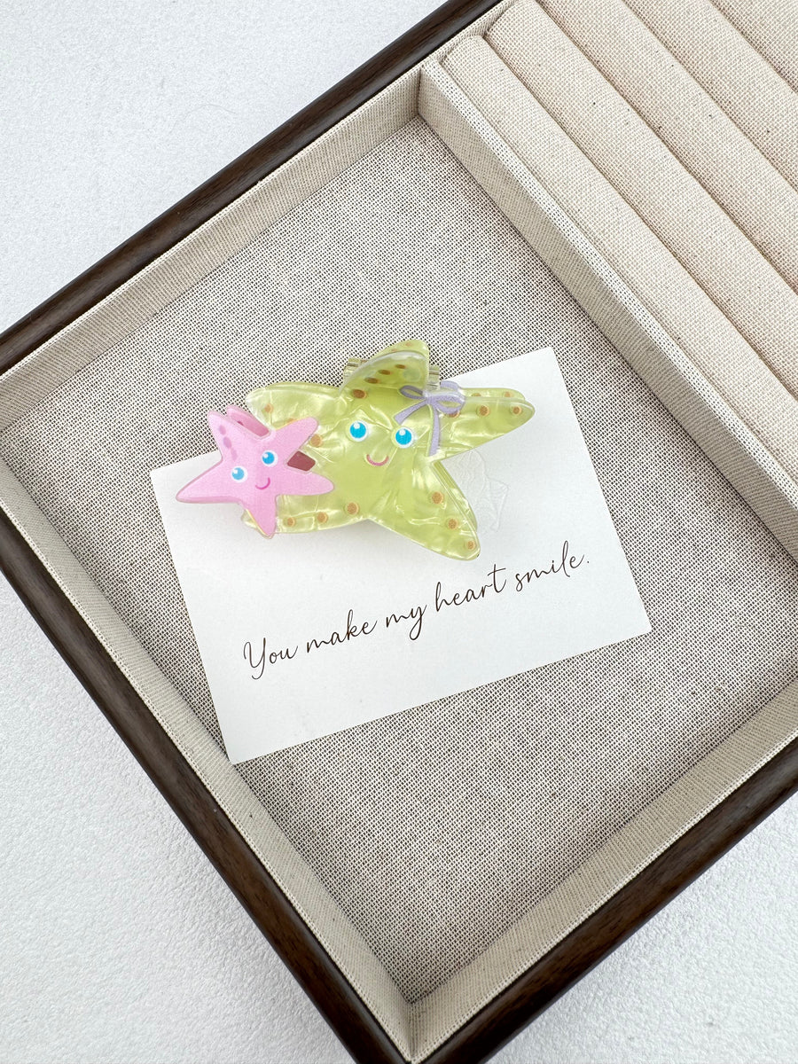 Star Acrylic Hair Clip L5135