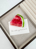 Watermelon Acrylic Hair Clip L5136