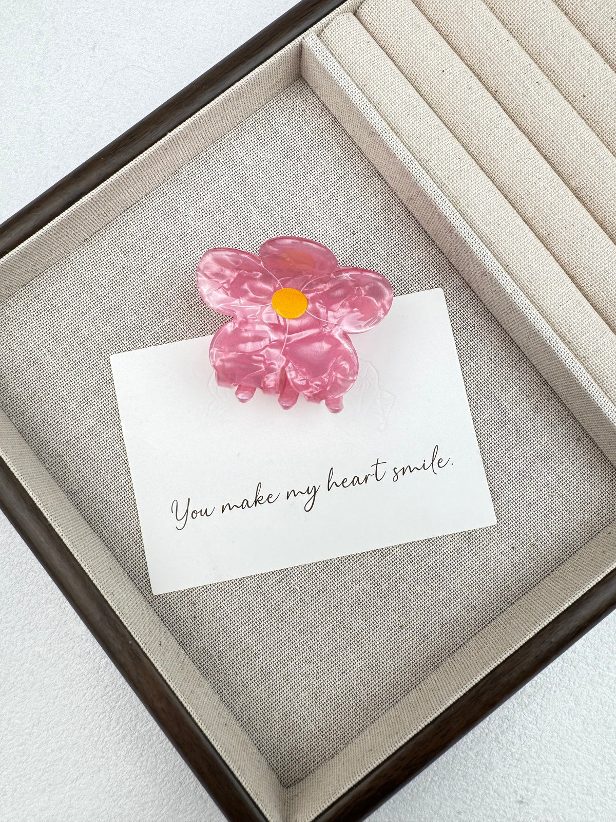 Flower Acrylic Hair Clip L5142