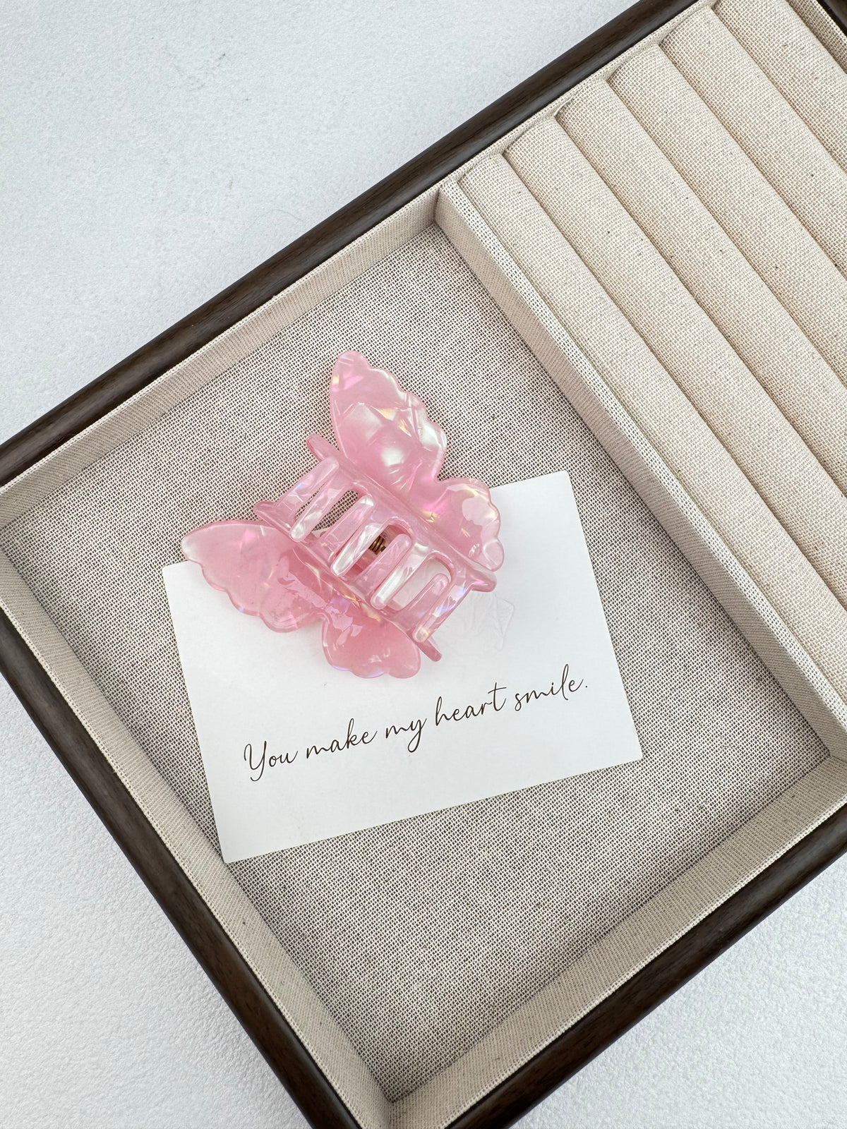 Butterfly Acrylic Hair Clip L5143 - view 4