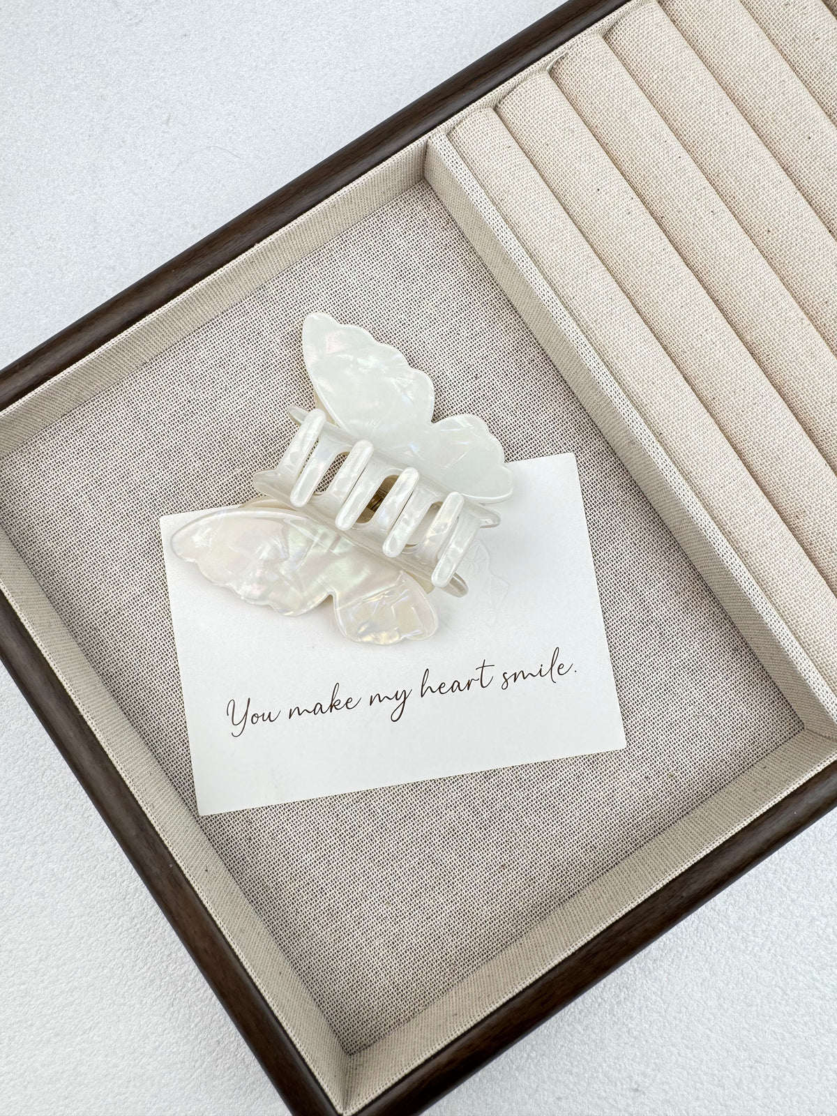 Butterfly Acrylic Hair Clip L5143 - view 3