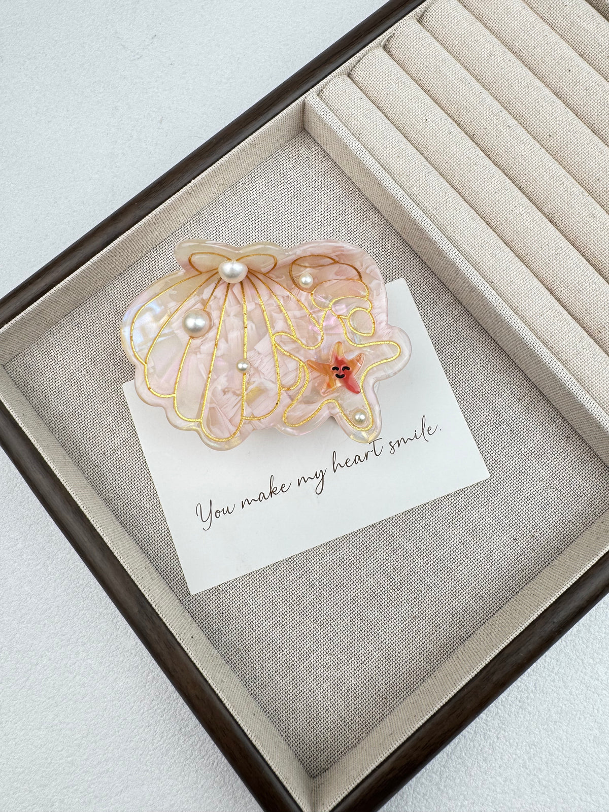 Shell Acrylic Hair Clip L5145