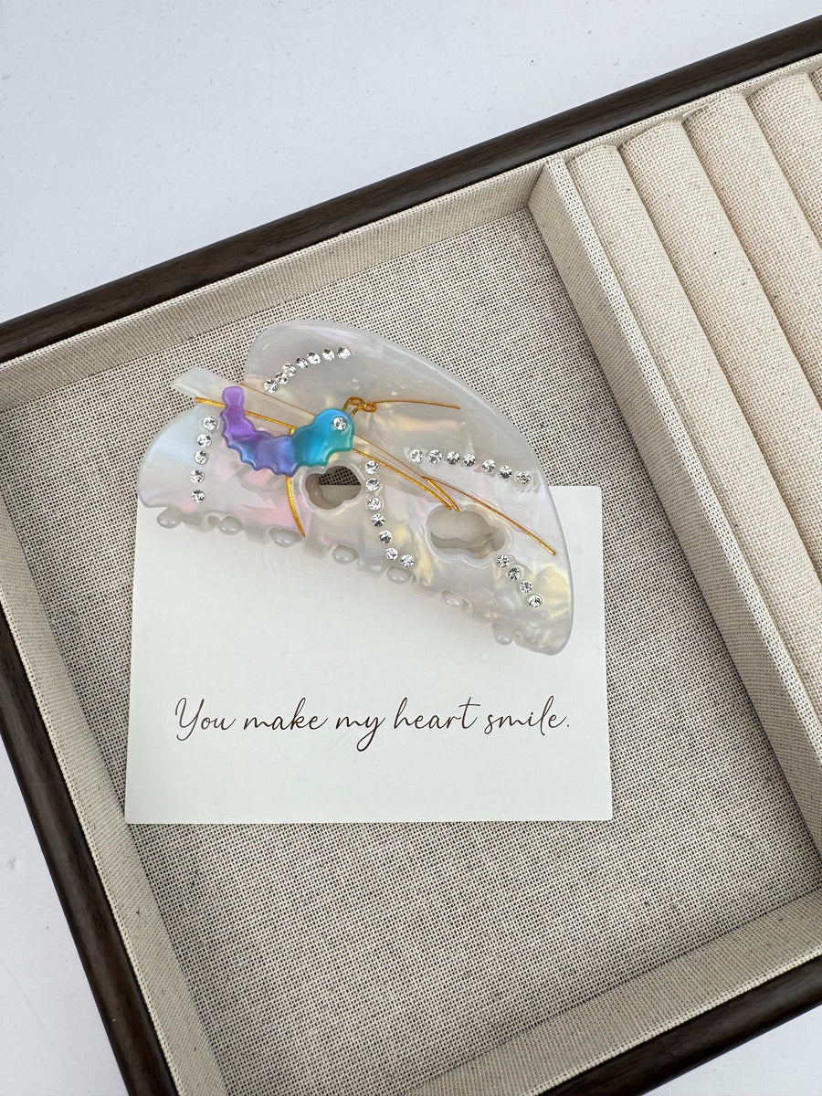 Leaf Acrylic Hair Clip L5146