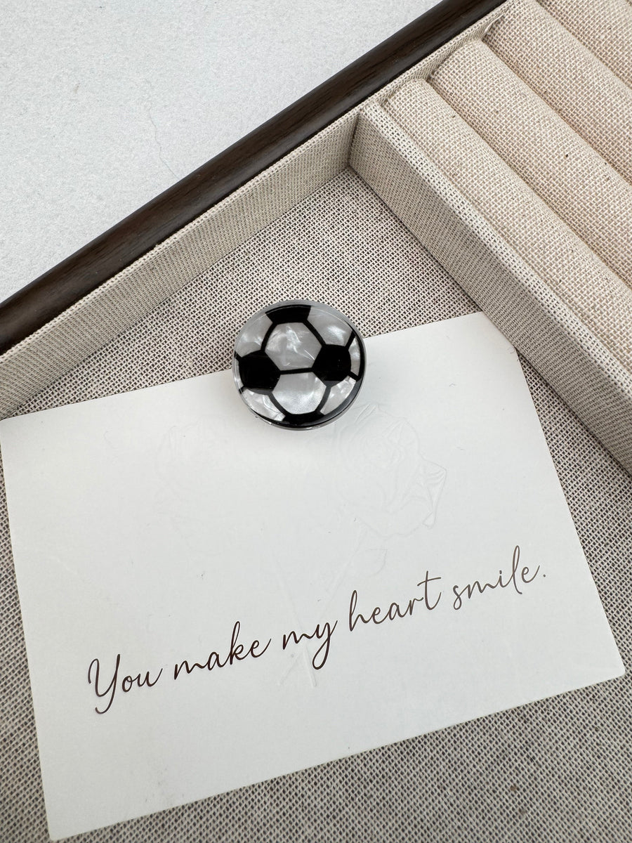 Soccer Hair Clip L5161