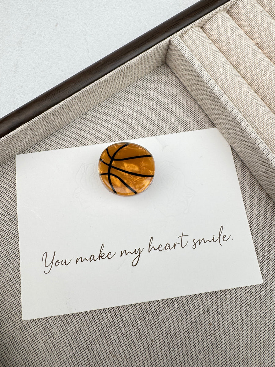 Basketball Hair Clip L5162