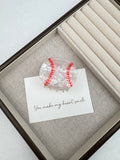 Baseball Acrylic Hair Clip L5168 - view 2