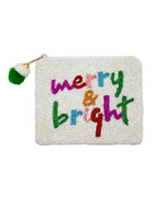 Merry & Bright Beaded Pouch LAC-CP-1451