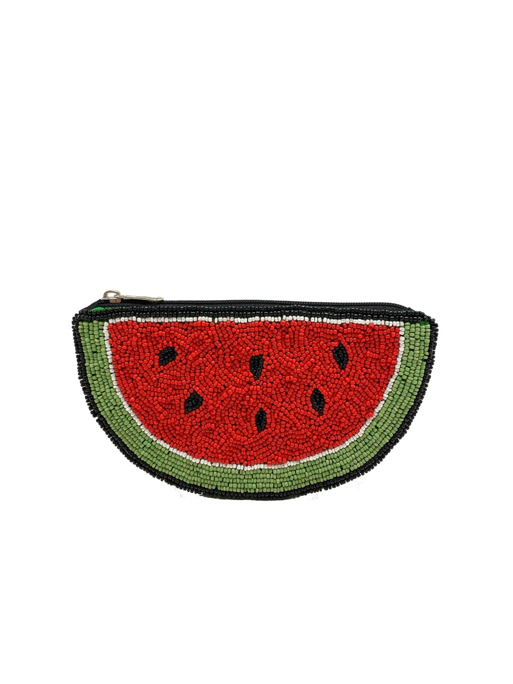 Watermelon Shaped Beaded Pouch LAC-SS-027