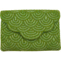 Pear Scallop Beaded Clutch LAC-SS-856