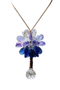 Gorgeous Crystal Flower Ball Pendant Sun Catcher M0115
