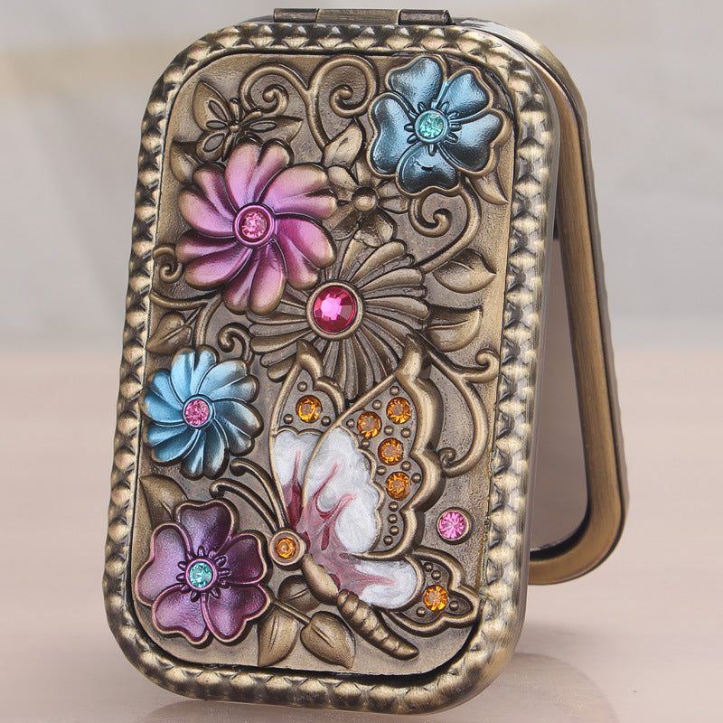 Floral Butterfly Portable Fold Mirror M0418 - view 4