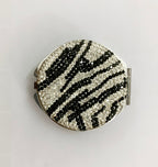 Circle Ceramic Rhinestone Folding Mirror M0428