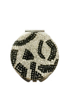 Circle Ceramic Rhinestone Folding Mirror M0428
