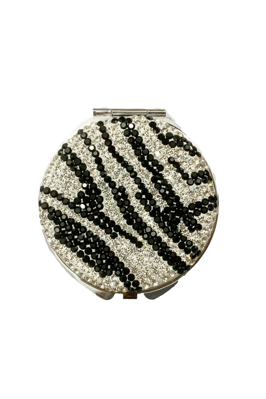 Circle Ceramic Rhinestone Folding Mirror M0428