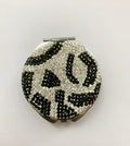 Circle Ceramic Rhinestone Folding Mirror M0428