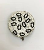 Circle Ceramic Rhinestone Folding Mirror M0433