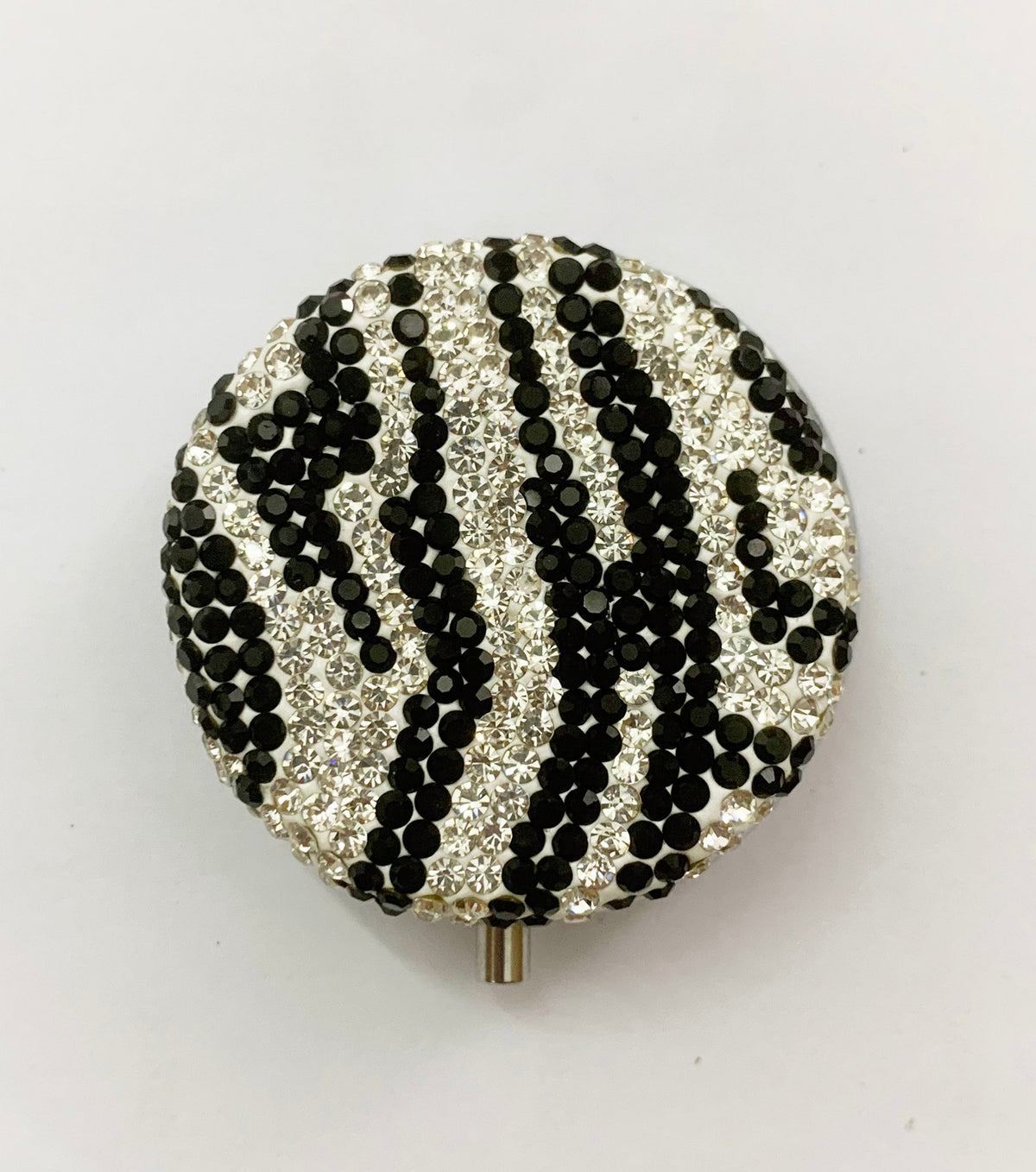 Circle Ceramic Rhinestone Folding Mirror M0433