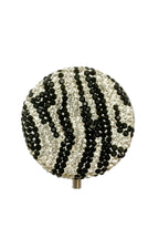 Circle Ceramic Rhinestone Folding Mirror M0433