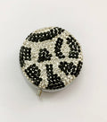 Circle Ceramic Rhinestone Folding Mirror M0433