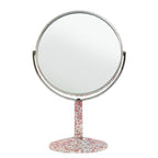 Ceramic Rhinestone Desktop Mirror M0454