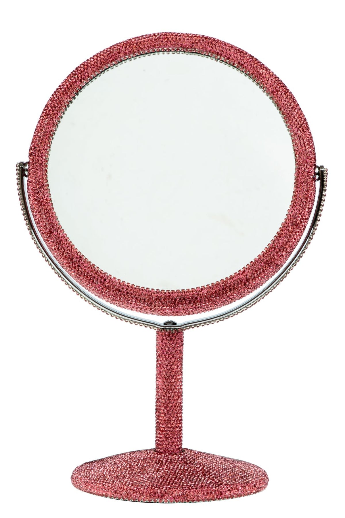 Handmade Rhinestone Desktop Portable Mirror M0445